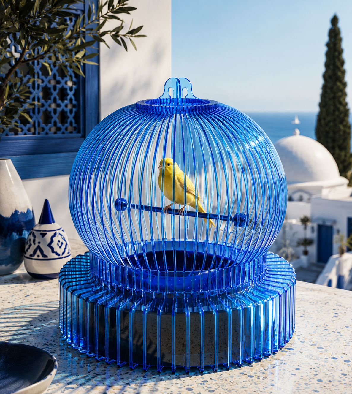 Cage de Sidi Bou Saïd revisitée